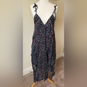 Asymmetrical Floral Dress
